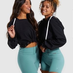 Whitney simmons black hoodie xs gymshark